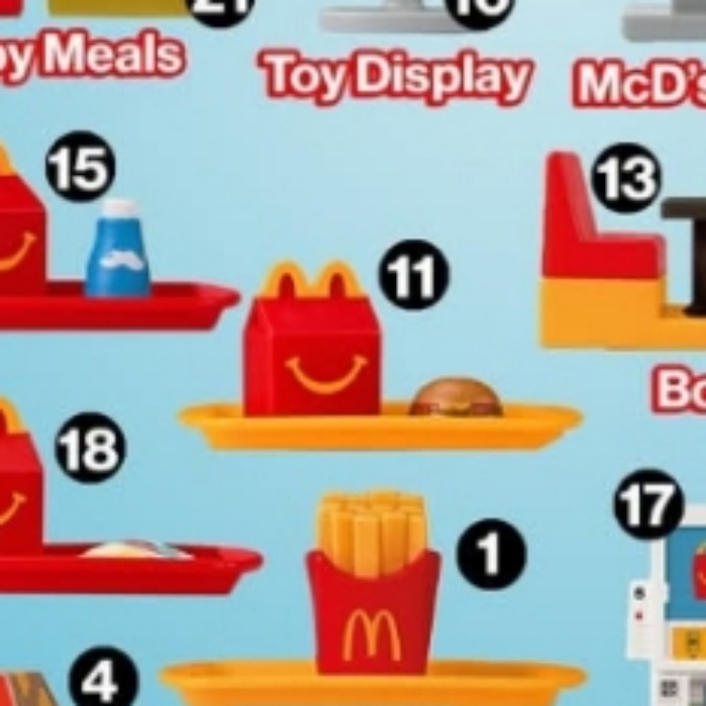 Lil McDonald's Mini Burger Tray #11